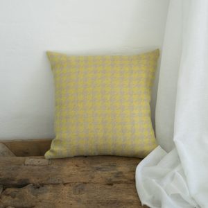 Cojín Amarillo Lino