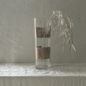 Jarrón Cónico Cristal