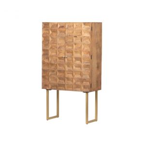 Cabinet Madera Mangos Metal