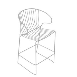 Taburete Varilla H65