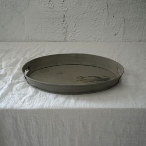 Bandeja Antigua Gris Plata