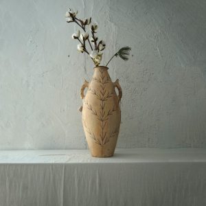 Tinaja Barro Antigua Decorada