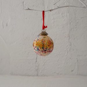 Colgante Bola de Navidad Arcoíris Pequeña