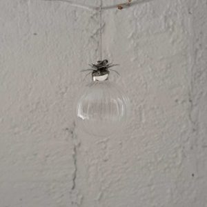 Colgante Bola Flor Plata