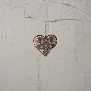 Colgante Corazón Lino Diamantes