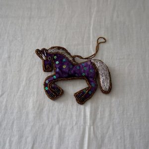 Colgante Unicornio Morado
