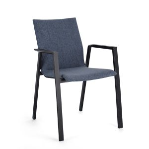 Silla Aluminio Odeon Azul x4