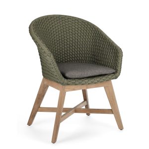 Silla Trenzada Verde x2