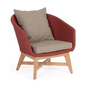 Sillón Trenzado Scarlet