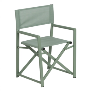 Silla Director Aluminio Verde X2